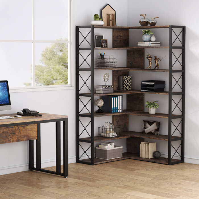 17 Stories 6Shelf Corner Bookcase & Reviews Wayfair.ca
